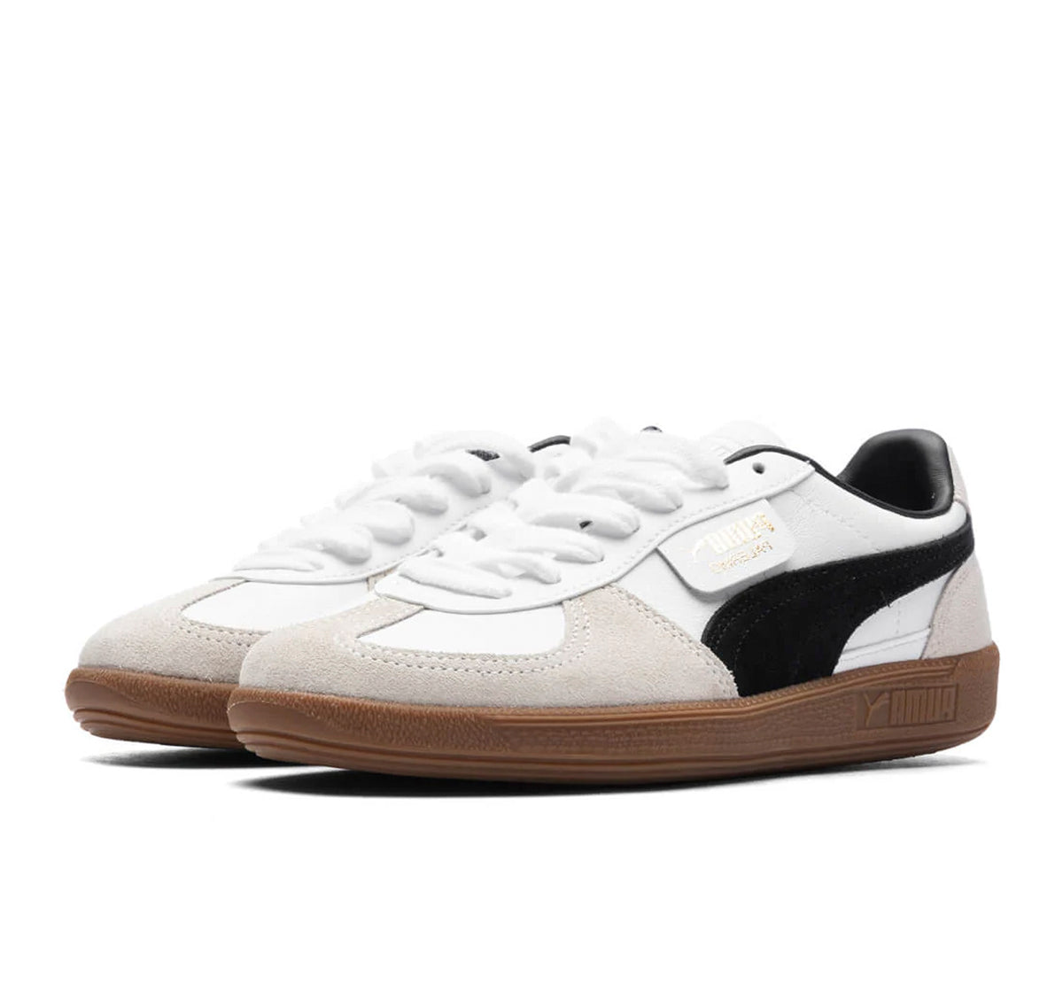 Puma Palermo "Leather White Vapor Grey Gum"
