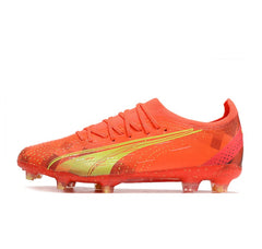 Puma Ultra Ultimate FG/AG 'Fearless' - Red/Fizzy Light/Puma Black