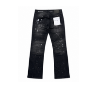 Purple Brand Wide Leg Jeans “Black Wash Paint Splatter” - foto 2