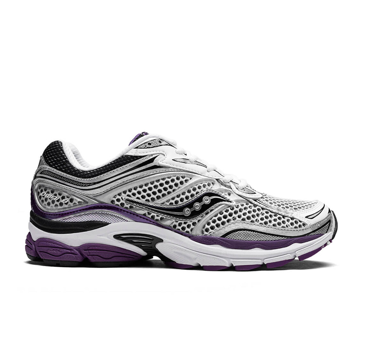 Saucony ProGrid Omni 9 "White Black Silver Purple"