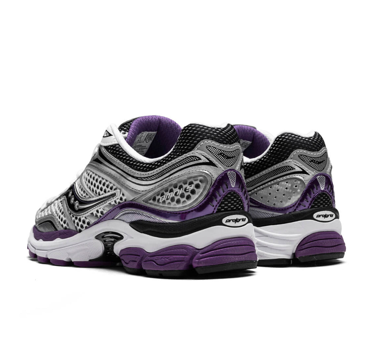 Saucony ProGrid Omni 9 "White Black Silver Purple"