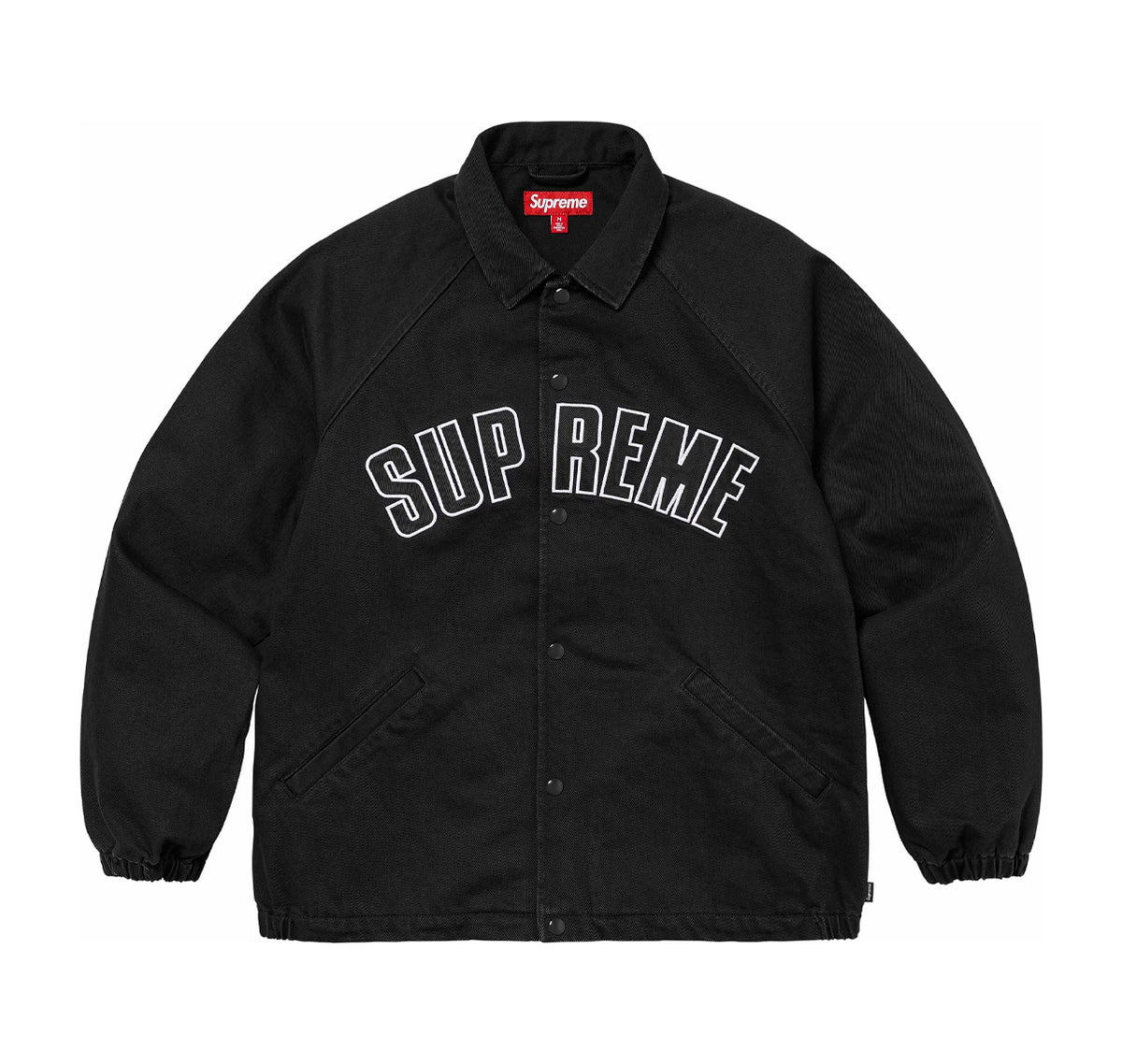 Supreme Arc Denim Coaches Jacket Black