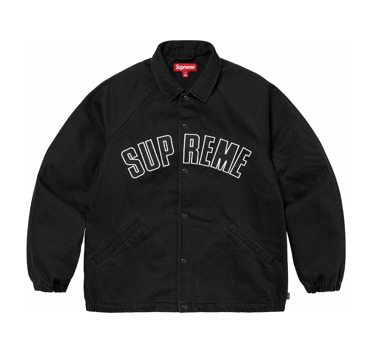 Supreme Arc Denim Coaches Jacket Black