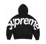 Supreme Big Logo Jacquard Hooded Sweatshirt Black