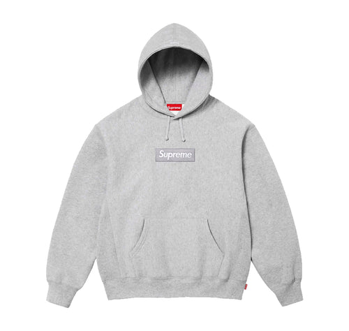 Supreme Box Logo Hooded Sweatshirt Sweatshirt (FW24) Heather Grey