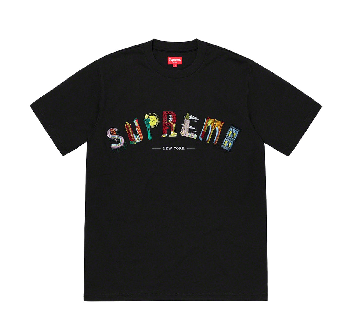 Supreme City Arc Tee White Black