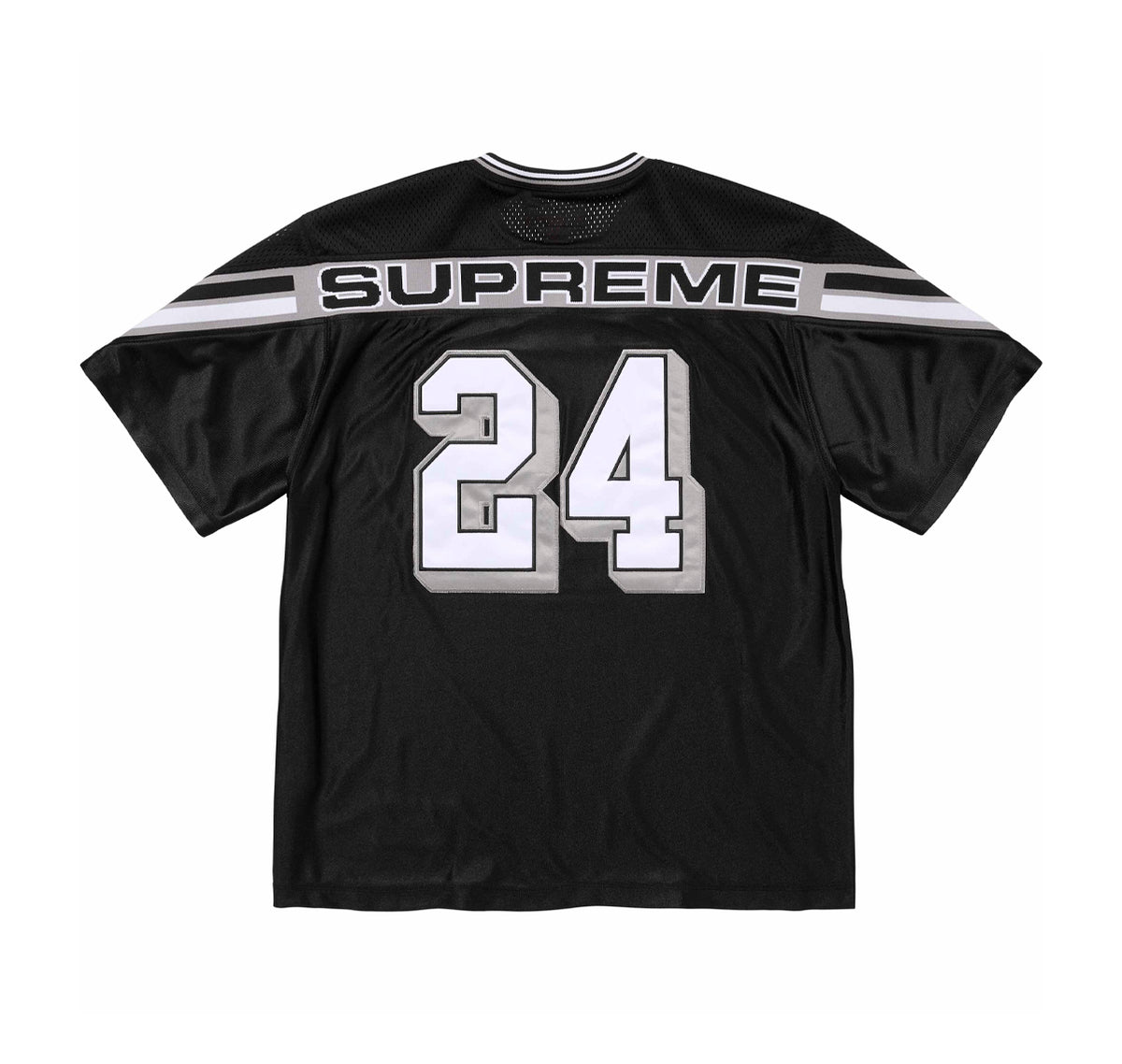 Supreme Jacquard Rib Football Jersey Black