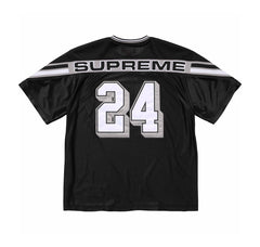 Supreme Jacquard Rib Football Jersey Black