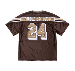 Supreme Jacquard Rib Football Jersey Brown