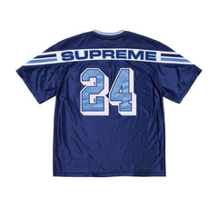 Supreme Jacquard Rib Football Jersey Navy