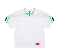 Supreme Jacquard Rib Football Jersey White
