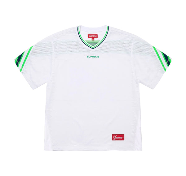 Supreme Jacquard Rib Football Jersey White