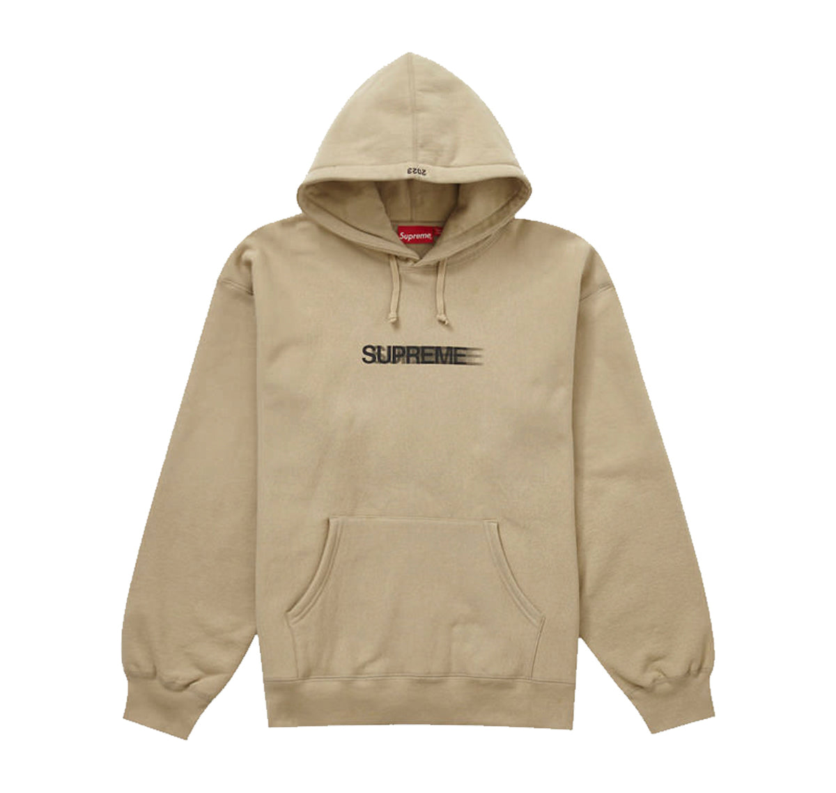 Supreme Motion logo Print Hoodie Dark Tan