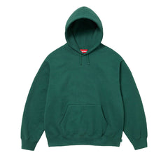 Supreme Satin Applique Hooded Sweatshirt (FW24) Dark Green
