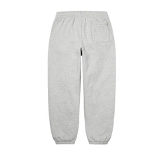 Supreme Satin Appliqué Sweatpant Heather Grey