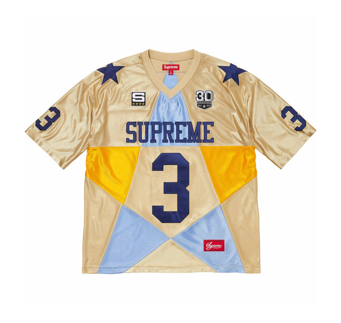 Supreme Star Football Jersey Gold