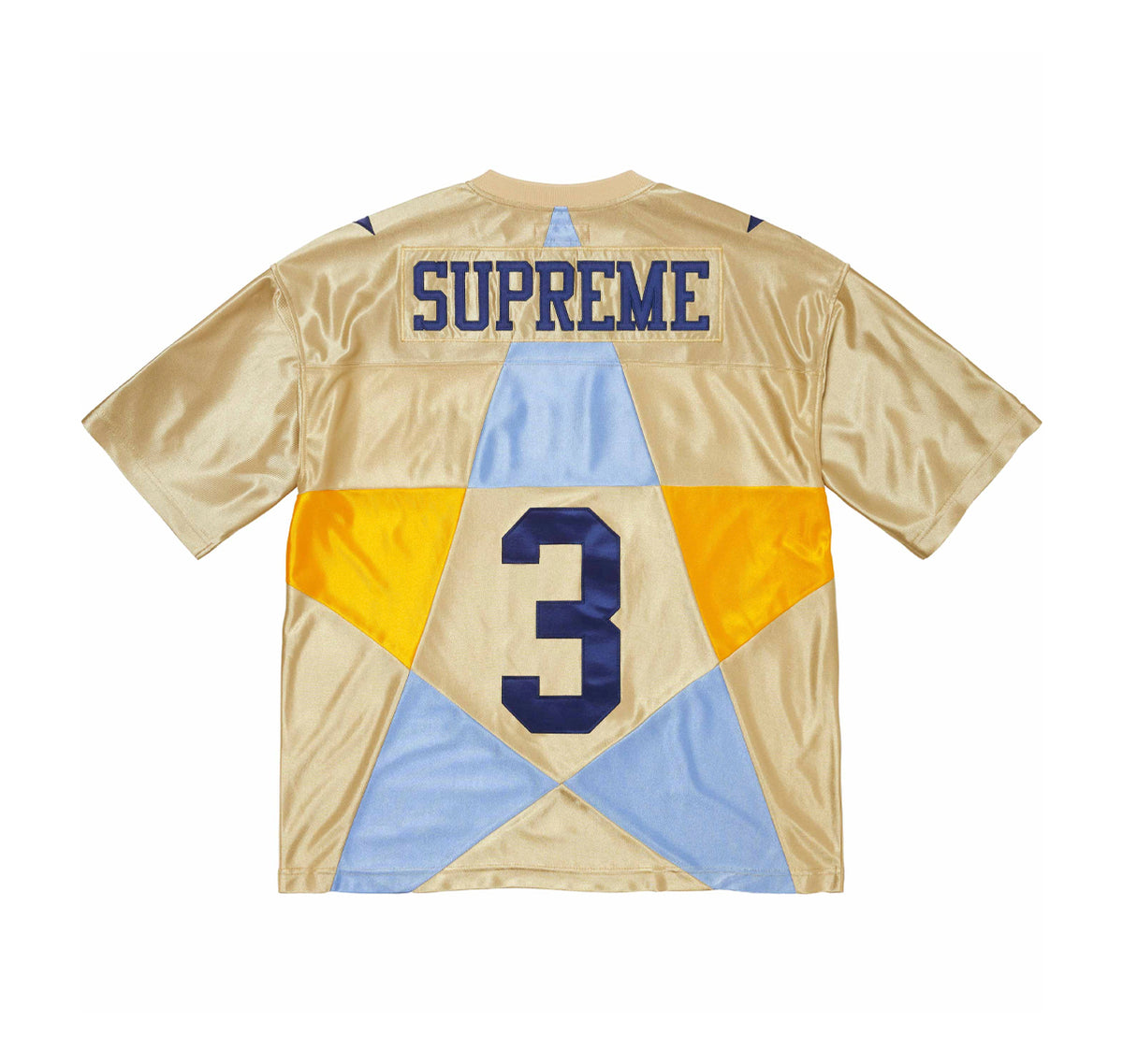 Supreme Star Football Jersey Gold
