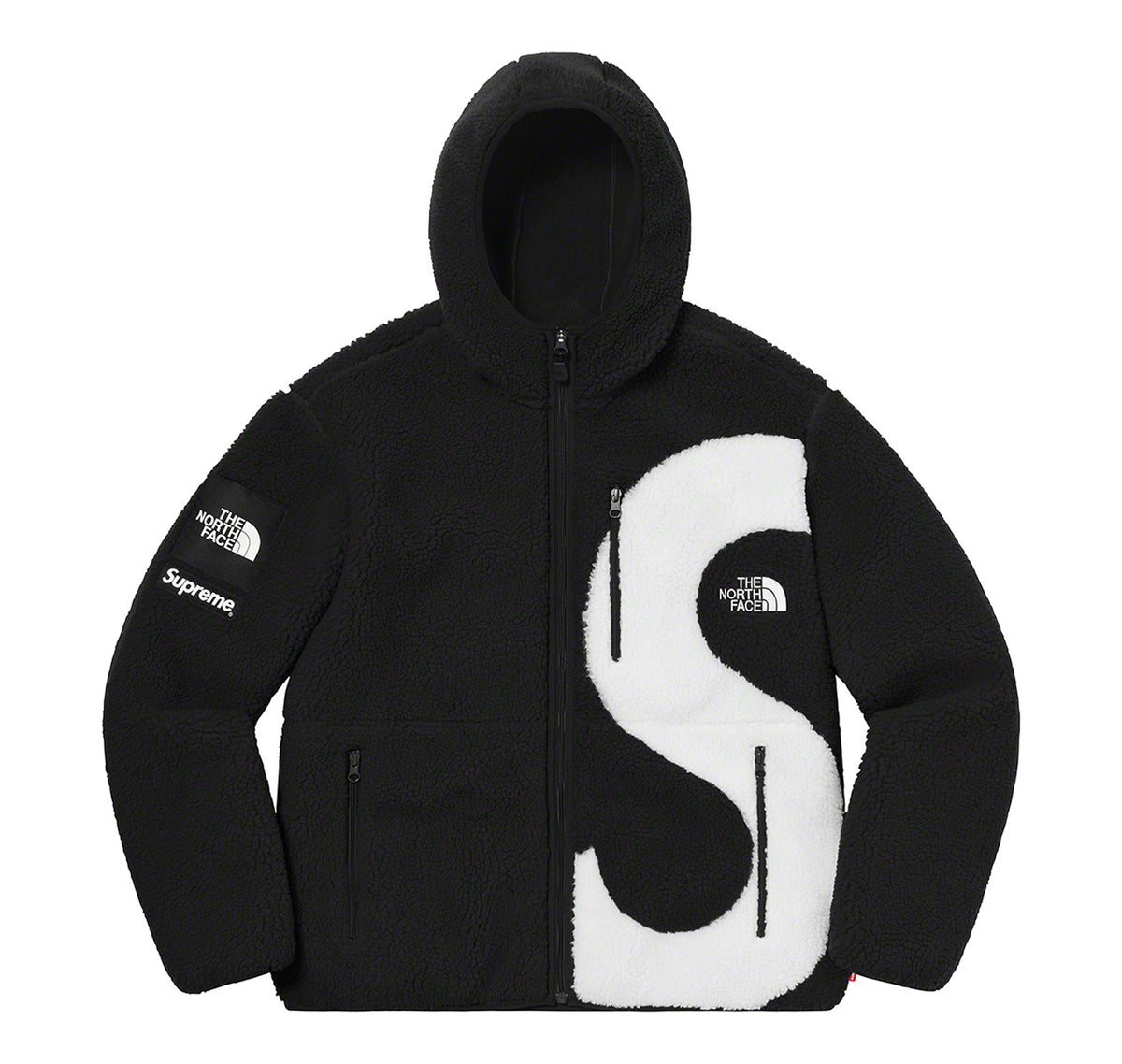 Supreme The North Face S Logo Fleece Jacket Black