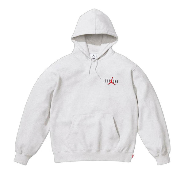 Supreme x Jordan Hoodie (FW24) Ash Grey