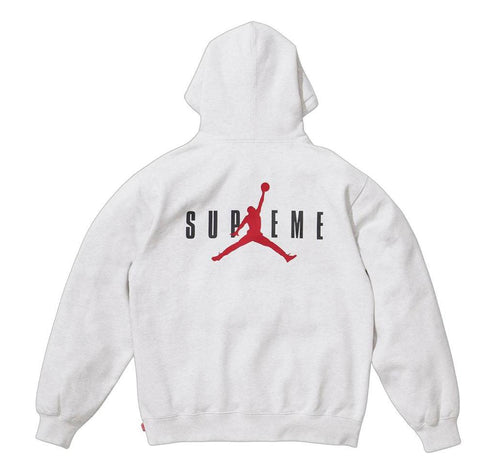 Supreme x Jordan Hoodie (FW24) Ash Grey
