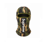Supreme Logo Balaclava "Woodland Camo"