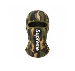 Supreme Logo Balaclava "Woodland Camo"
