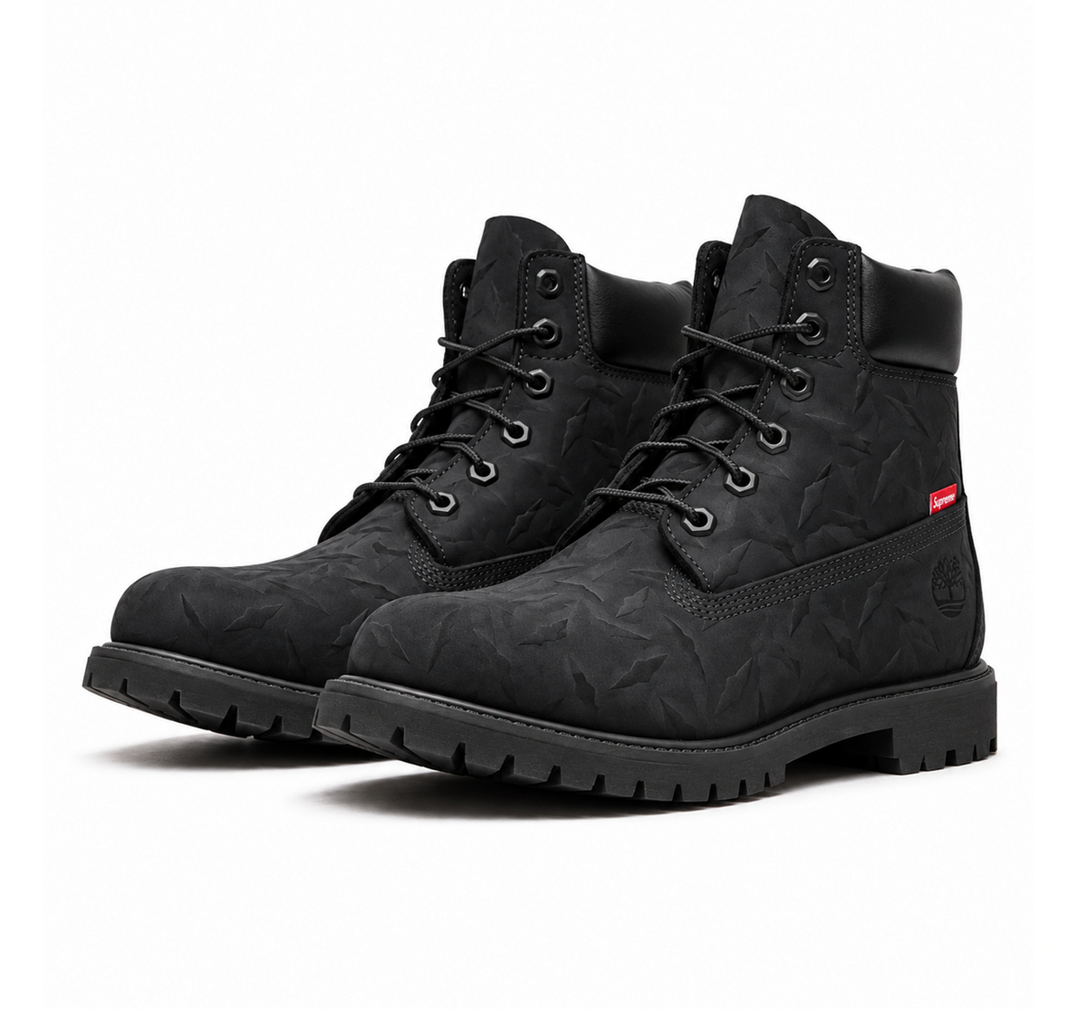 Timberland 6" Premium Waterproof Boot "Supreme Diamond Plate Black"