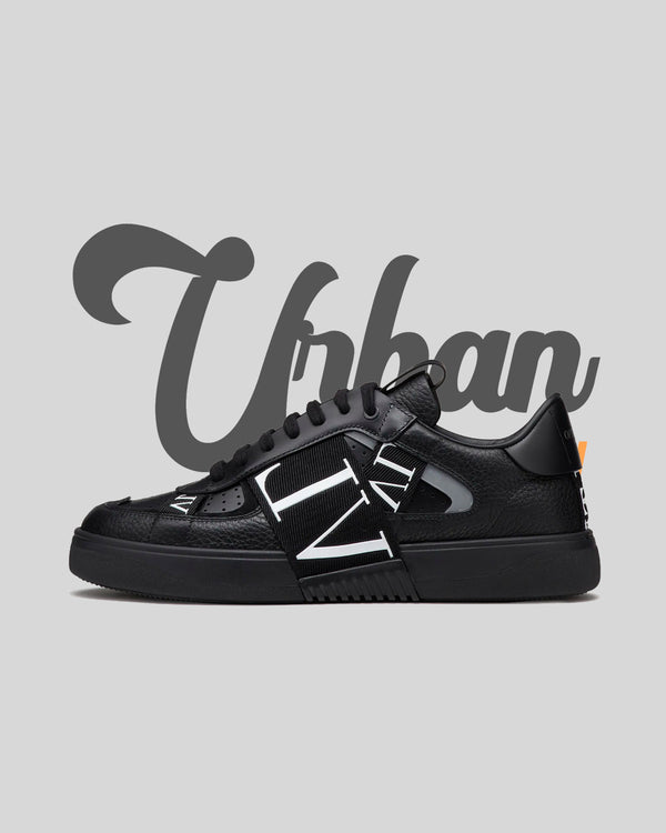 Valentino Low-Top Calfskin Black