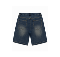 Valley Denim Shorts “Vintage Blue Rhinestone Logo” - foto 2