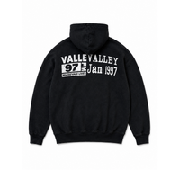 Valley Pullover Hoodie “Black Wash Silver Chain Graphic” - foto 2