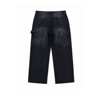 Valley Wide Leg Jeans “Black Wash Varsity Patch” - foto 2