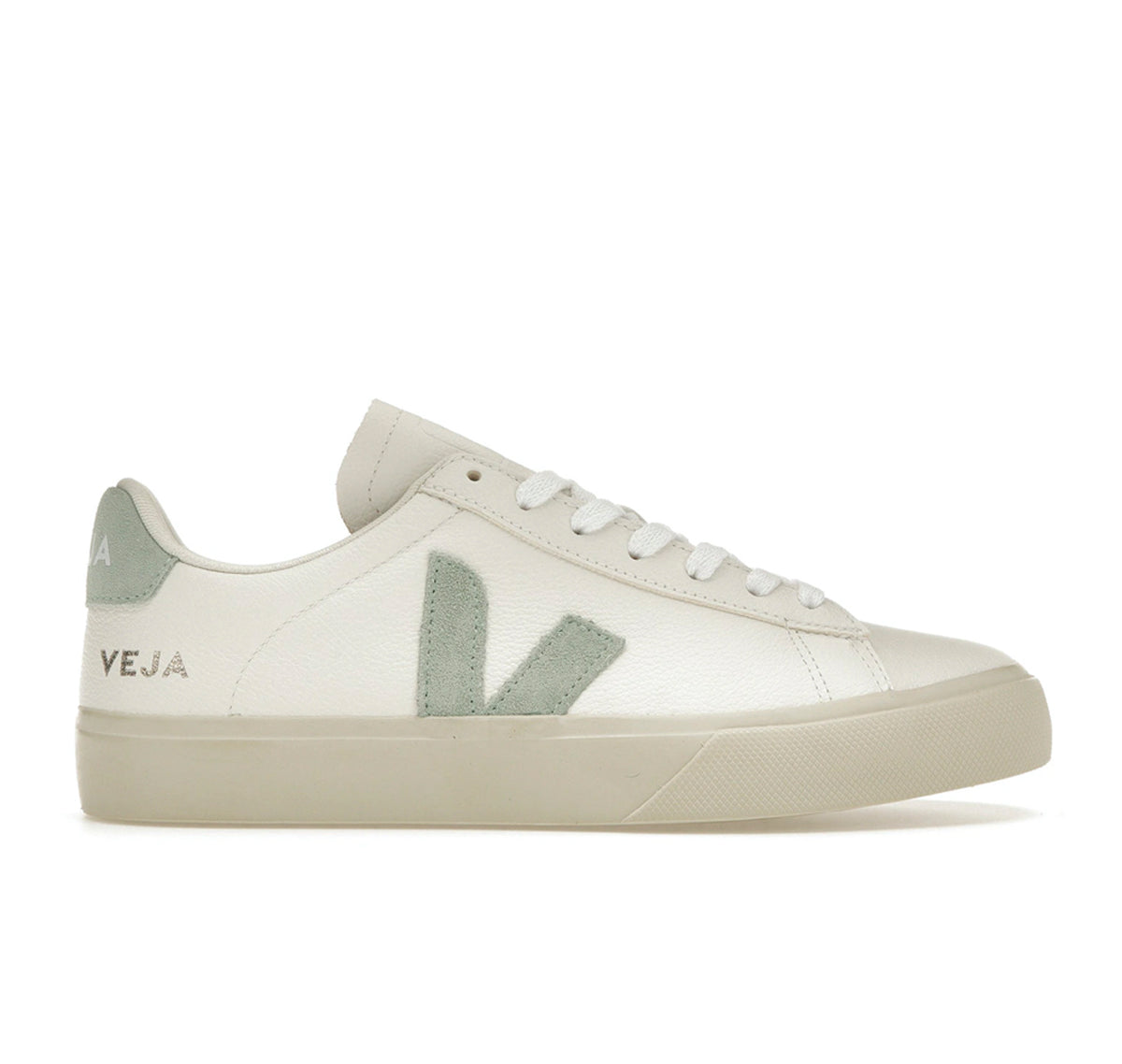 Veja Campo Low Chromefree Leather "White Matcha"