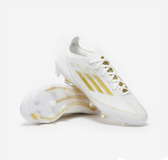 adidas F50 Elite FG – White/Gold Metallic