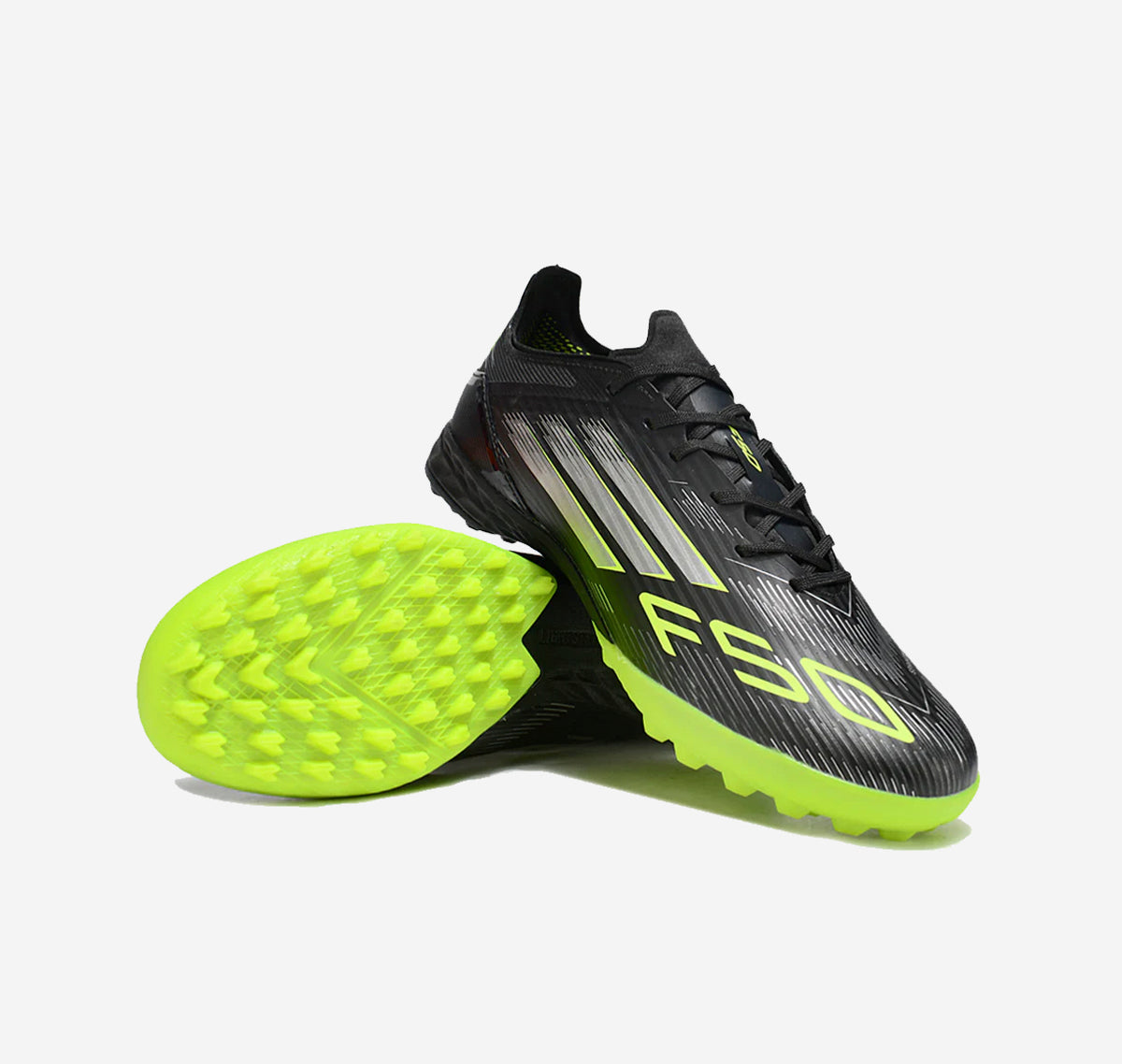 adidas F50 Pro Turf "Black/Yellow/Silver"