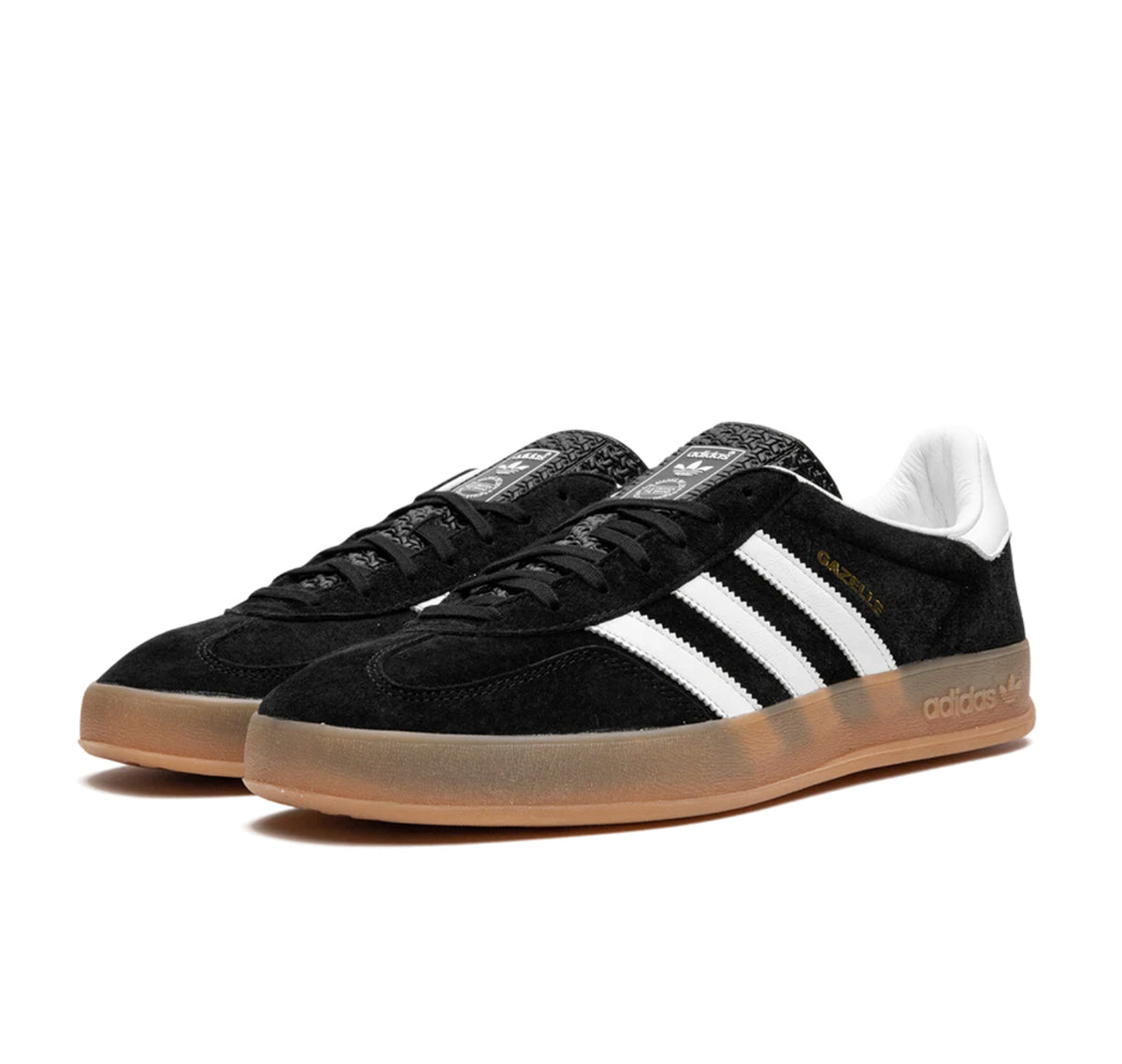 adidas Gazelle Black White Gum