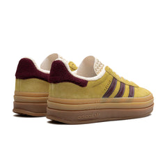 adidas Gazelle Bold "Almost Yellow Maroon"