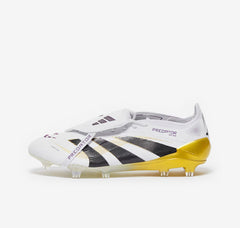adidas Predator Elite Tongue FG – White/Black/Gold