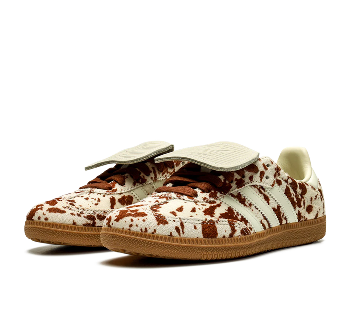 adidas Samba LT "Cow Print Brown White"