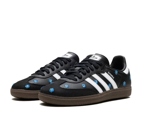 Adidas Samba "Light Blue Floral Core Black"