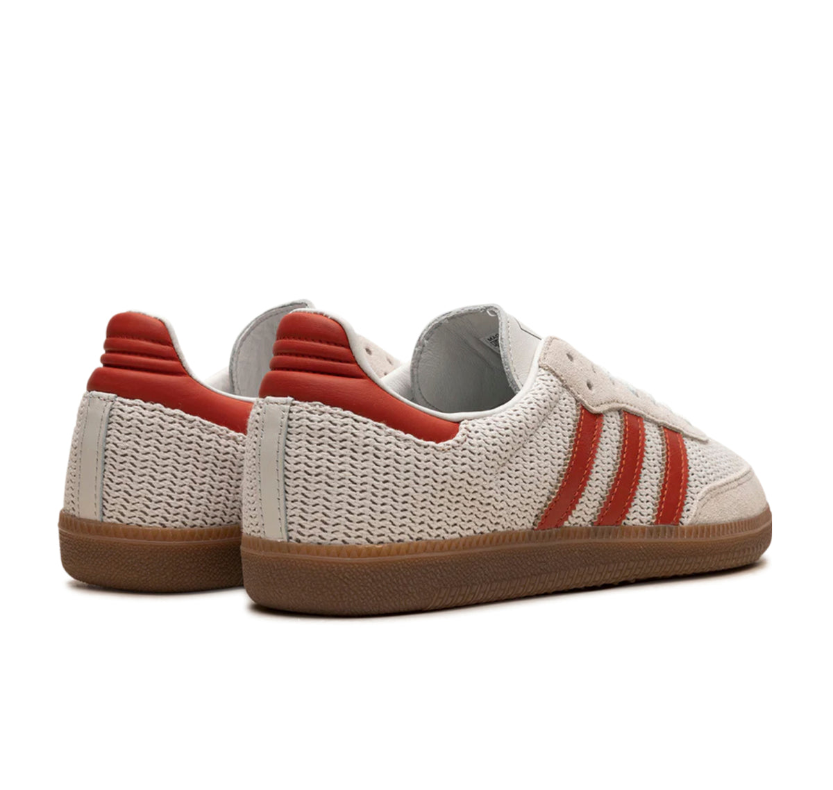 adidas Samba OG Crystal White Preloved Red