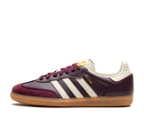 Adidas Samba OG "Maroon Gold Metallic"