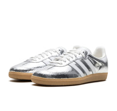 adidas Samba OG Silver Metallic Cracked Leather