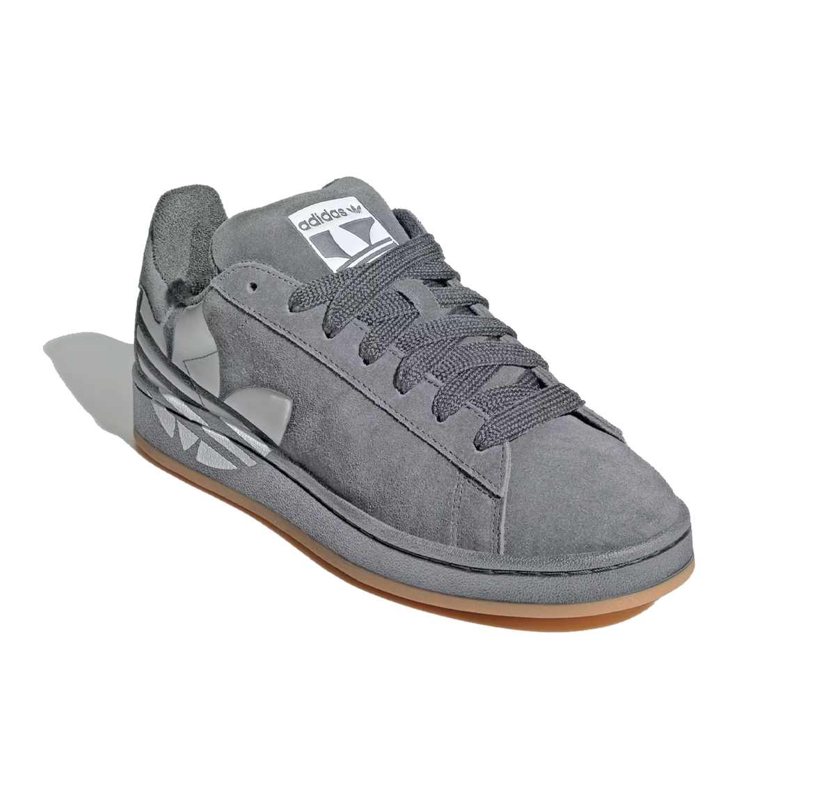 adidas Campus 00s "Grey White Gum Oversized Logo"