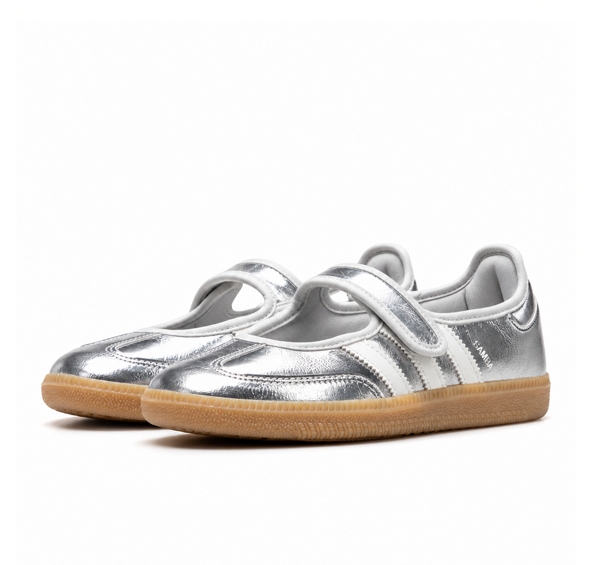 adidas Samba Jane "Silver Metallic Off White"