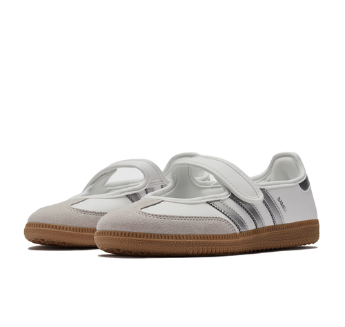 adidas Samba Jane "White Silver Metallic"