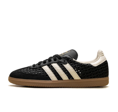 adidas Samba OG "Basketweave Black Cream White"