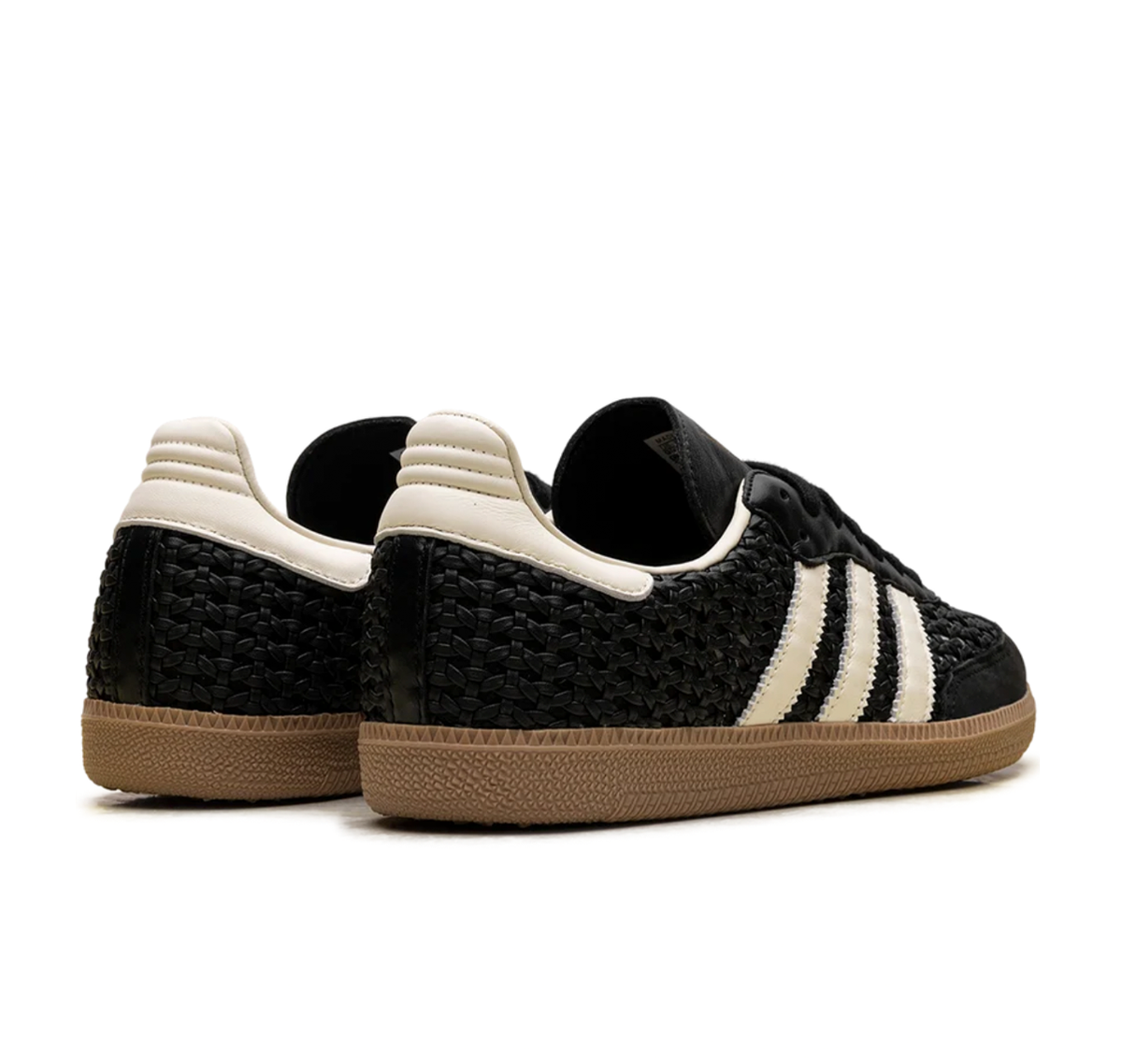adidas Samba OG "Basketweave Black Cream White"
