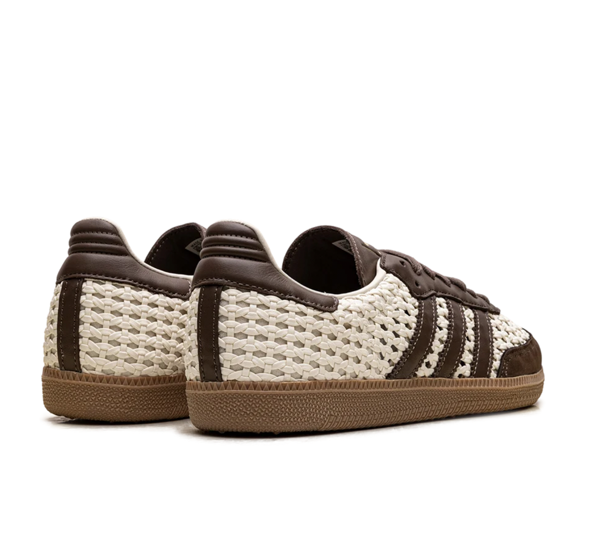 adidas Samba OG "Basketweave Cream White Earth Strata"
