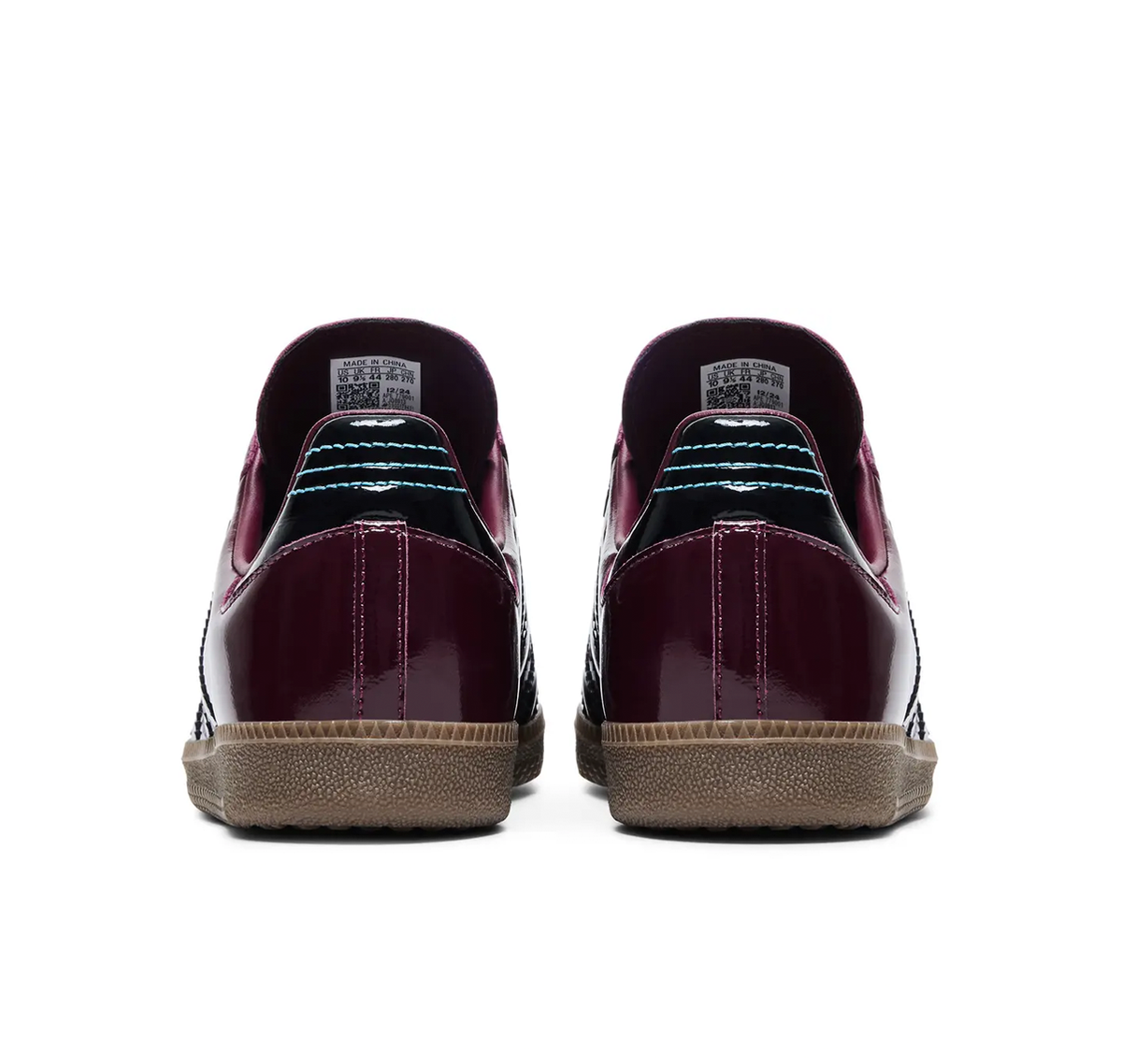 adidas Samba OG "Maroon Black Patent"