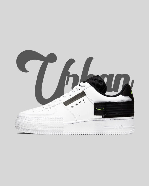 Men's shoes Nike Air Force 1-Type White/ Volt-Black-White